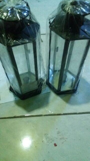 Lentera Lilin Pawn Black