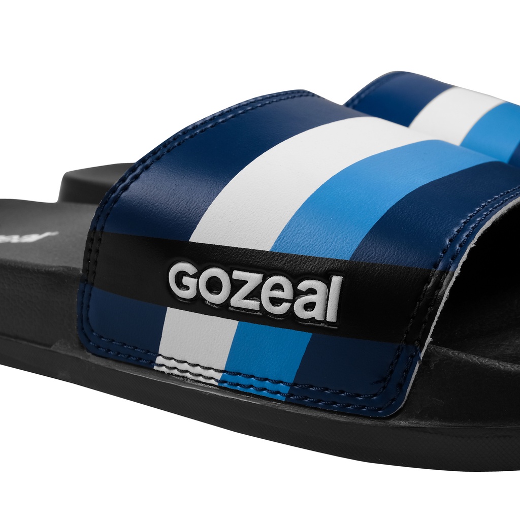 Gozeal | Slide Sandals | Mono Blue