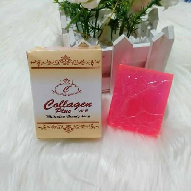 (CYBER) COD TERBARU COLLAGEN + VITAMIN C WHITENING BEAUTY SOAP SABUN PEMUTIH WAJAH KECANTIKAN