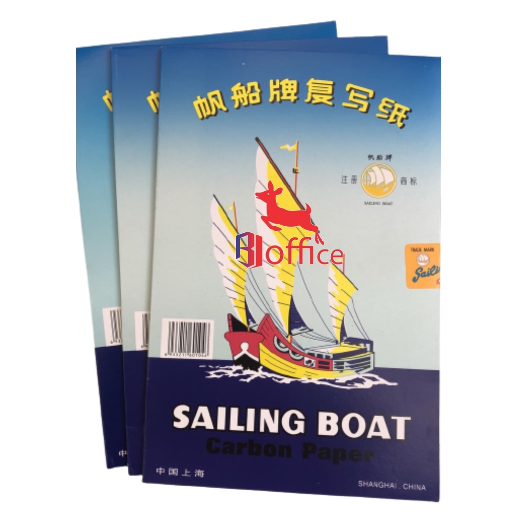 

Dck Kertas Karbon Sailing Boat / Kertas Jiplak Double Side / Per Pack Isi 100 Lembar (Double)