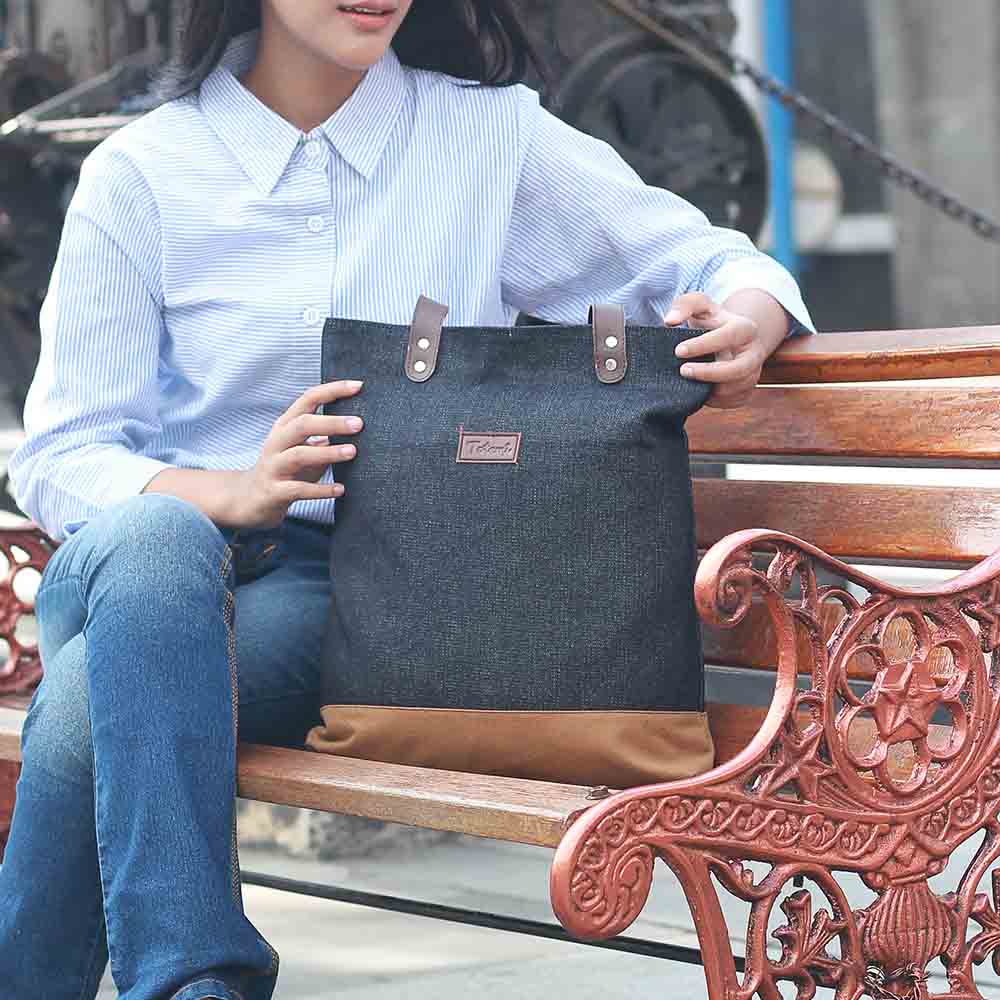 Tas Totebag Cewe Wanita Selempang Brand Totemi Motif Lokal Premium TTM 012