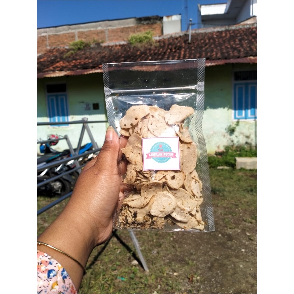

Basreng original daun jeruk isi 80gr / basreng viral/basreng kriuk original