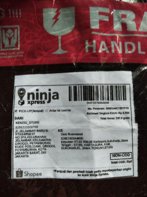 Pouch Gantung 3 Sekat Storage Bag (dilengkapi Tali Dan Kayu) P30