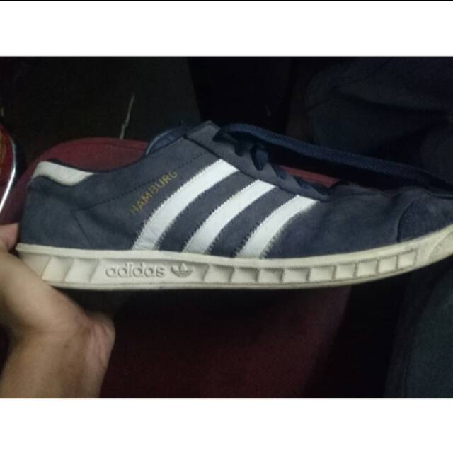 Adidas Hamburg leather jeans blue bern Gazelle