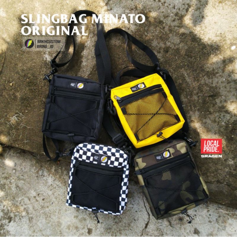 SLINGBAG MINATO ORIGINAL BRING | TAS SELEMPANG | TAS BAHU | SHOULDERBAG | BISA COD | PRIA WANITA