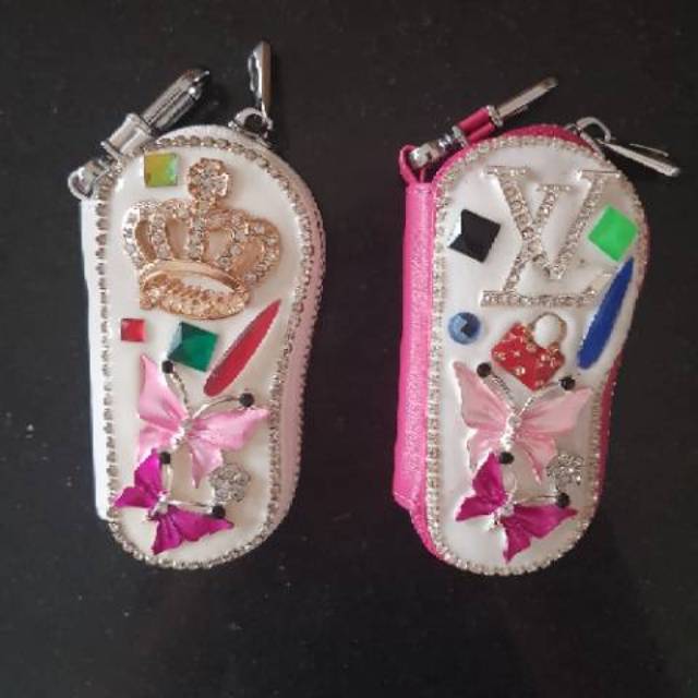 Dompet STNK mobil Gucci gantungan blink