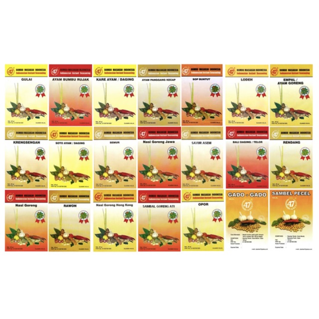 

Bumbu 47 all variant khas Malang [PO 3 hari]