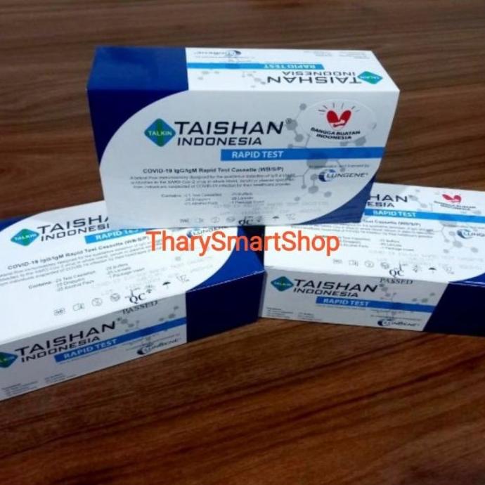 Ready Stock Swab Test Antigen Mandiri Taishan 25 Test Kit Majdinafhi