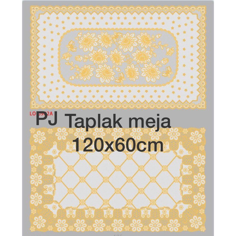 SHENAR TAPLAK MEJA UKURAN 120X60CM PELINDUNG MEJA PENGHIAS MEJA TAPLAK MEJA ANTI AIR ANTI MINYAK  TAPLAK MEJA ANTI RAYAP - BISA COD