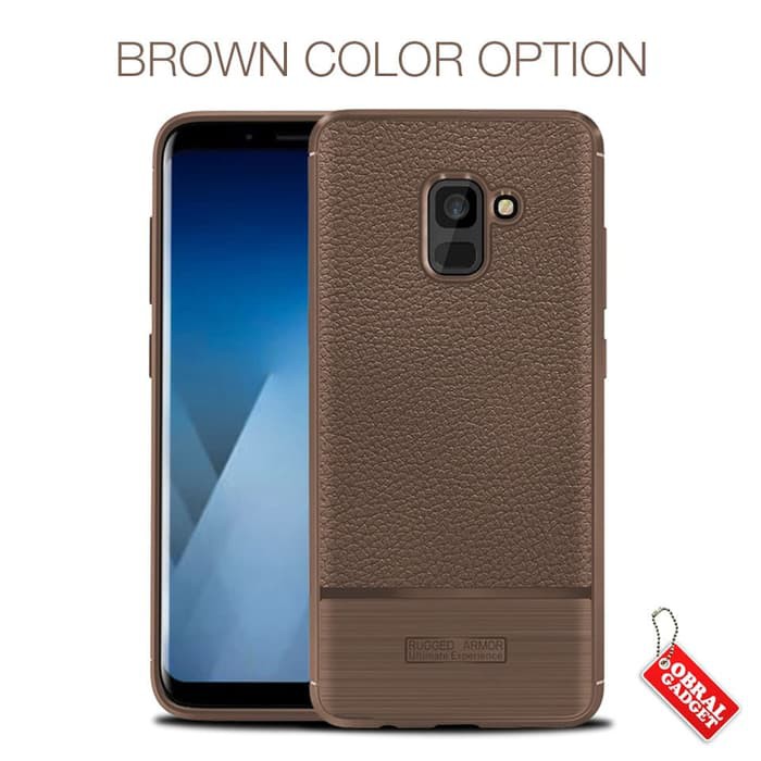 Soft Leather Case Samsung A6 / A6+ Plus 2018 Softcase Casing Silikon