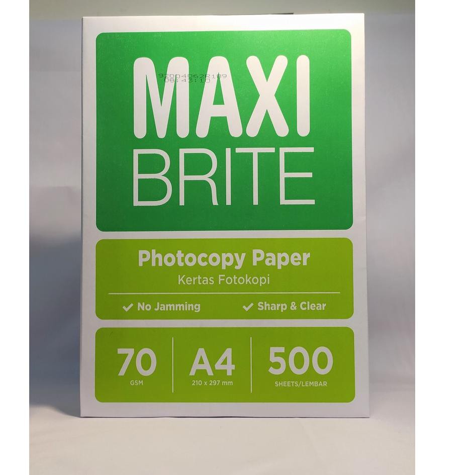 

P00 [ 1 RIM ] Kertas HVS - A4 70gram - Kertas Foto copy A4 70 Gr 7R 6MQ