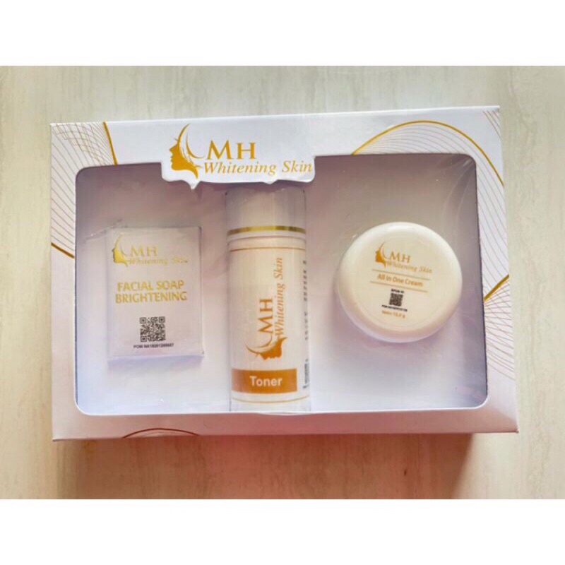 MH WHITENING SKIN ORIGINAL 100% BPOM RI KEMASAN BARU PAKAI KOTAK / PENGHILANG FLEK WAJAH / SKINCARE