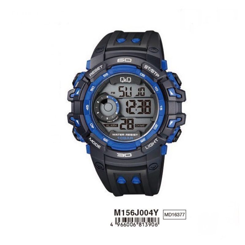 0Q&amp;Q QnQ QQ Jam Tangan Pria Fashion Digital - M156 M156J M 156 Water Resist