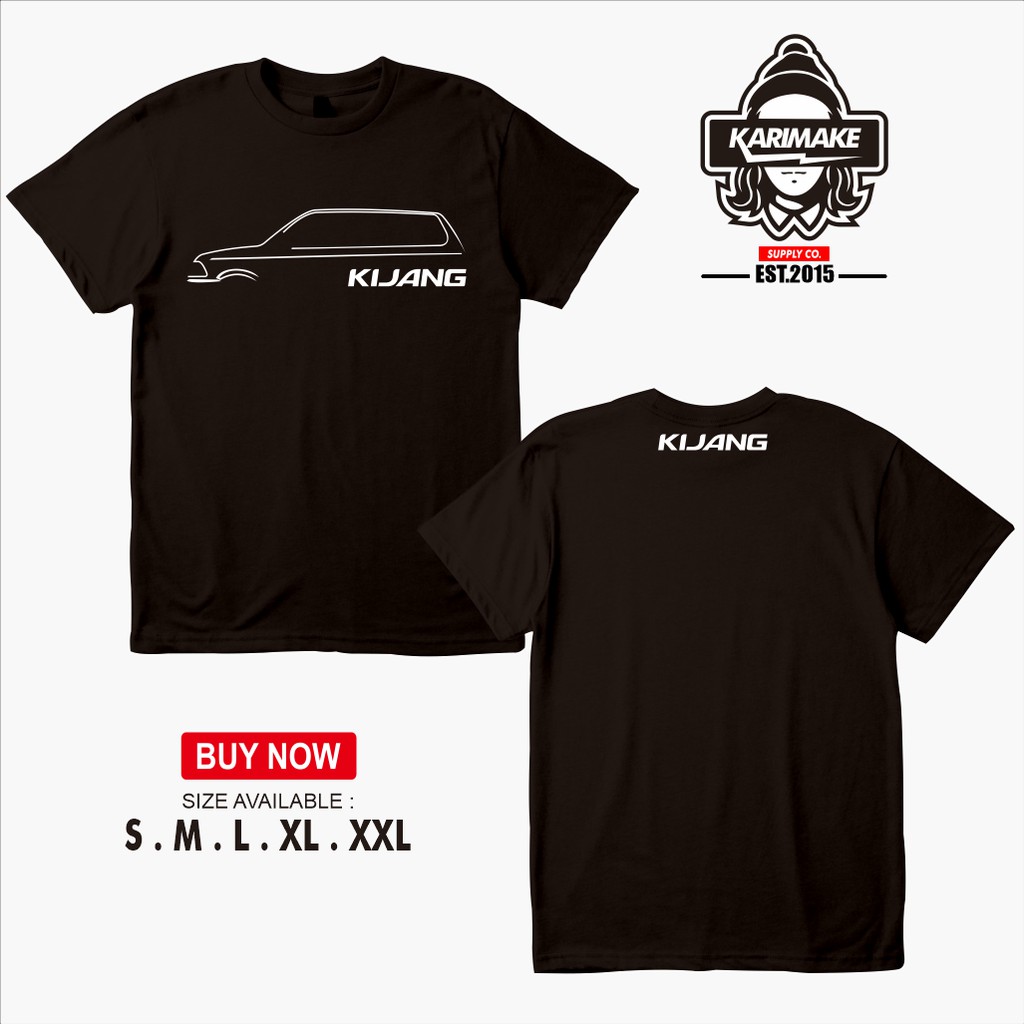 KARIMAKE Kaos Baju Mobil Toyota Kijang Kapsul LGX Side Kaos Otomotif