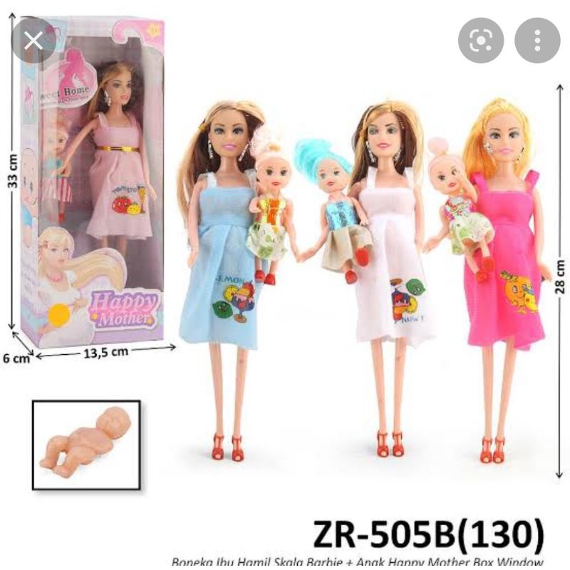 PROMO MAINAN ANAK PEREMPUAN MAINAN BONEKA BERBIE HAMIL MAINAN BONEKA HAMIL DI DALAM PERUT ADA BAYI M