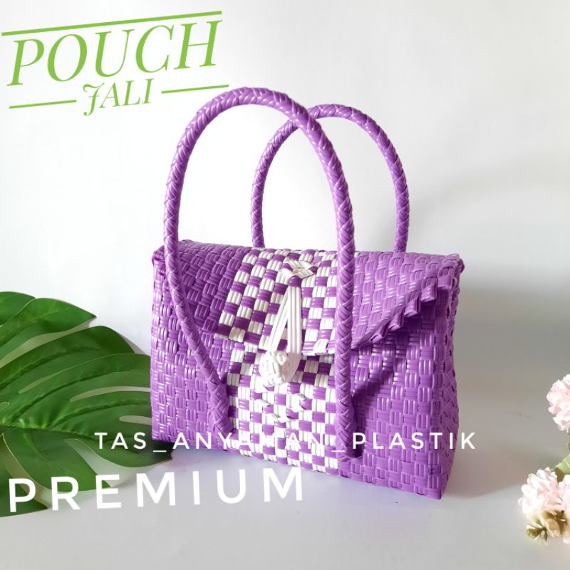 Dompet Tali Panjang Wanita Anyaman Jali Premium