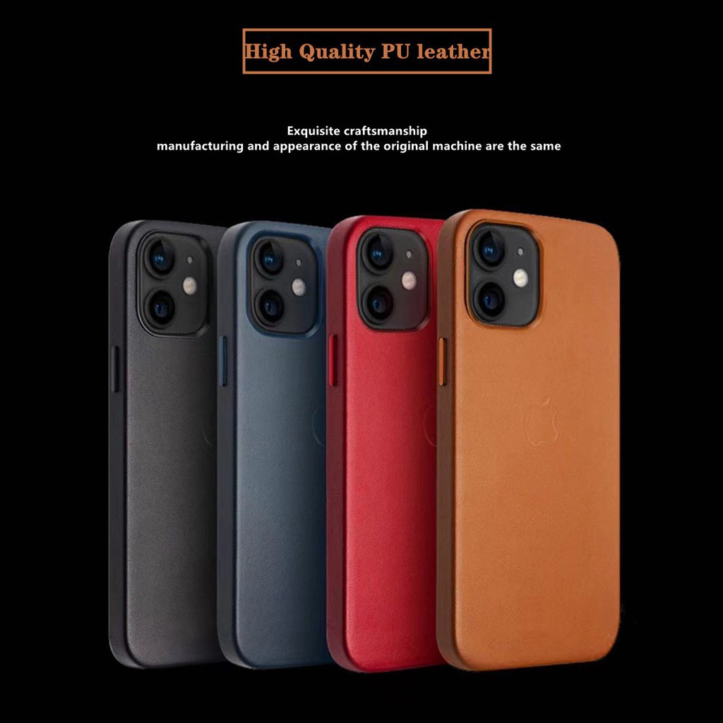 Drop-proof Pu leather protective case for Iphone 12 12 Pro 11 Pro Max