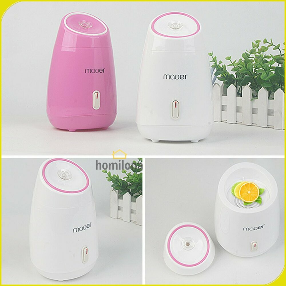 Steamer Muka Nano Spray Steam Machine Beauty Humidifier - Taffware HUMI MR-Z1 - White