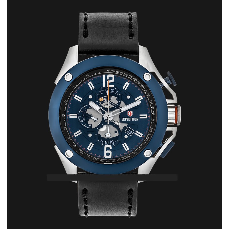 Expedition E 6697 MC LTUBA Chronograph Men Blue Dial