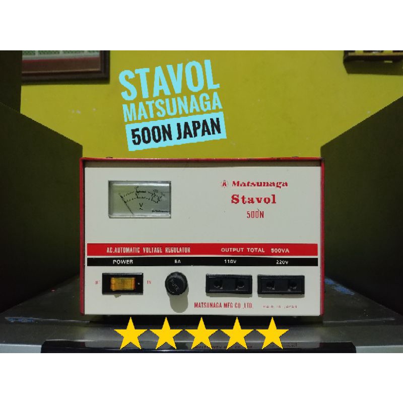 Stavol Matsunaga 500N Original made in Japan Langka Preloved