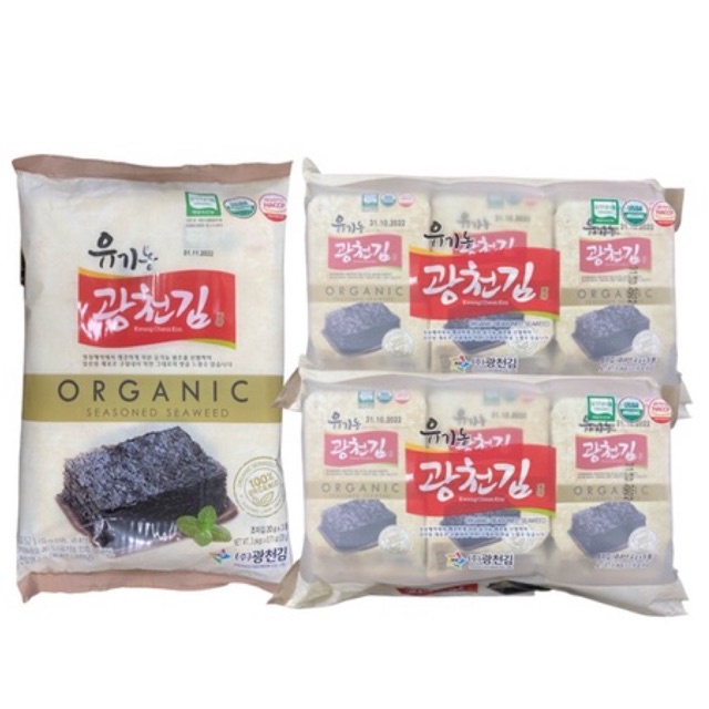 Kimnori Organic Seasoned Nori