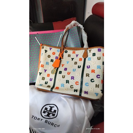 preloved tas tory burch kanvas #tas #bag #tory #burch #kanvas