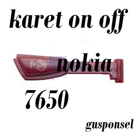 Karet On Off Nokia 7650