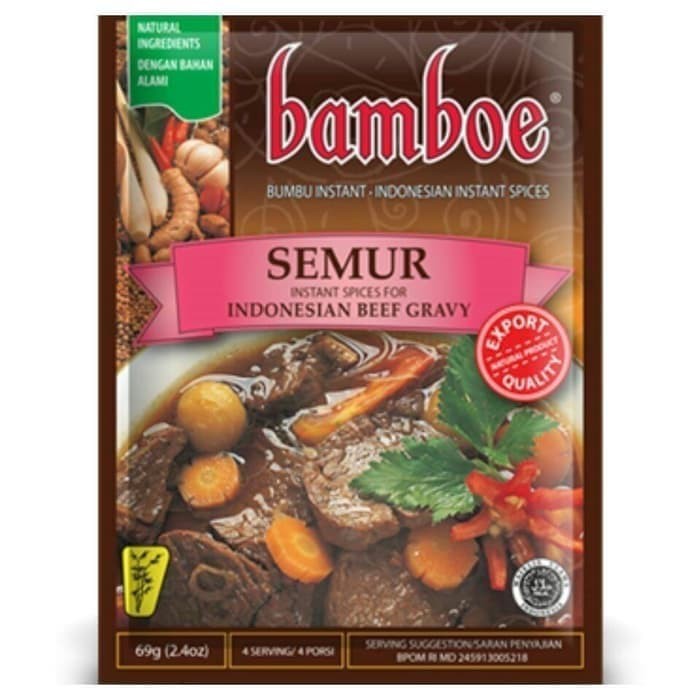 

Bumbu Instan Bamboe Semur 69 Gr