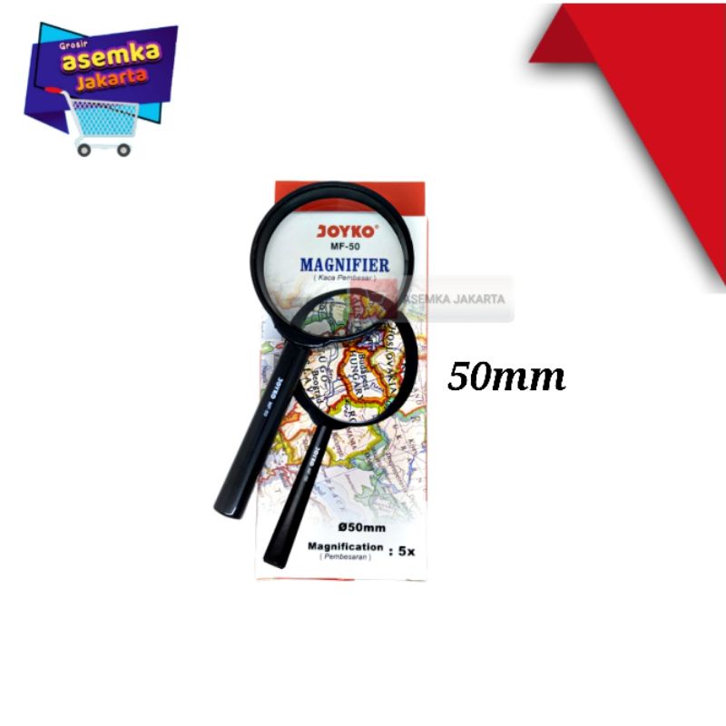 Kaca Pembesar Glass  Magnifier import  50 mm - 75mm - 100mm