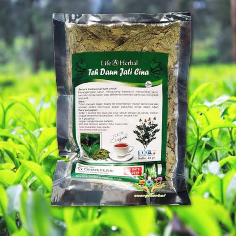 teh daun jati cina