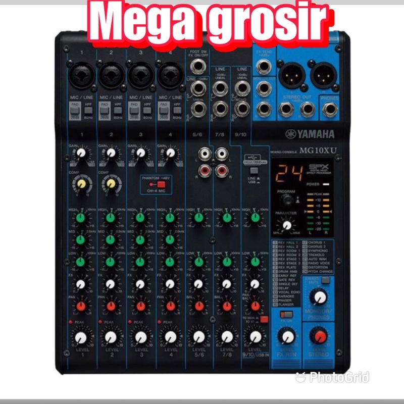 cod mixer audio yamaha mg 10xu / mixer yamaha mg 10xu grade A