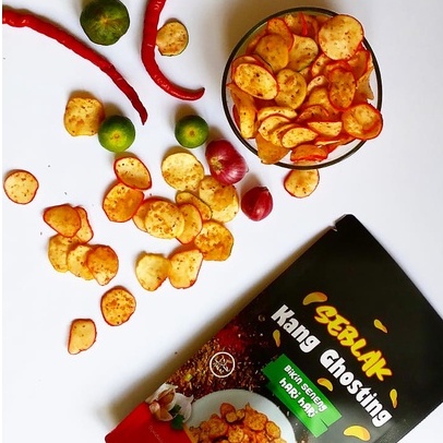 

Seblak Kering Pedas / makanan ringan pedas makaroni / Cemilan kering / snack pedas kekinian