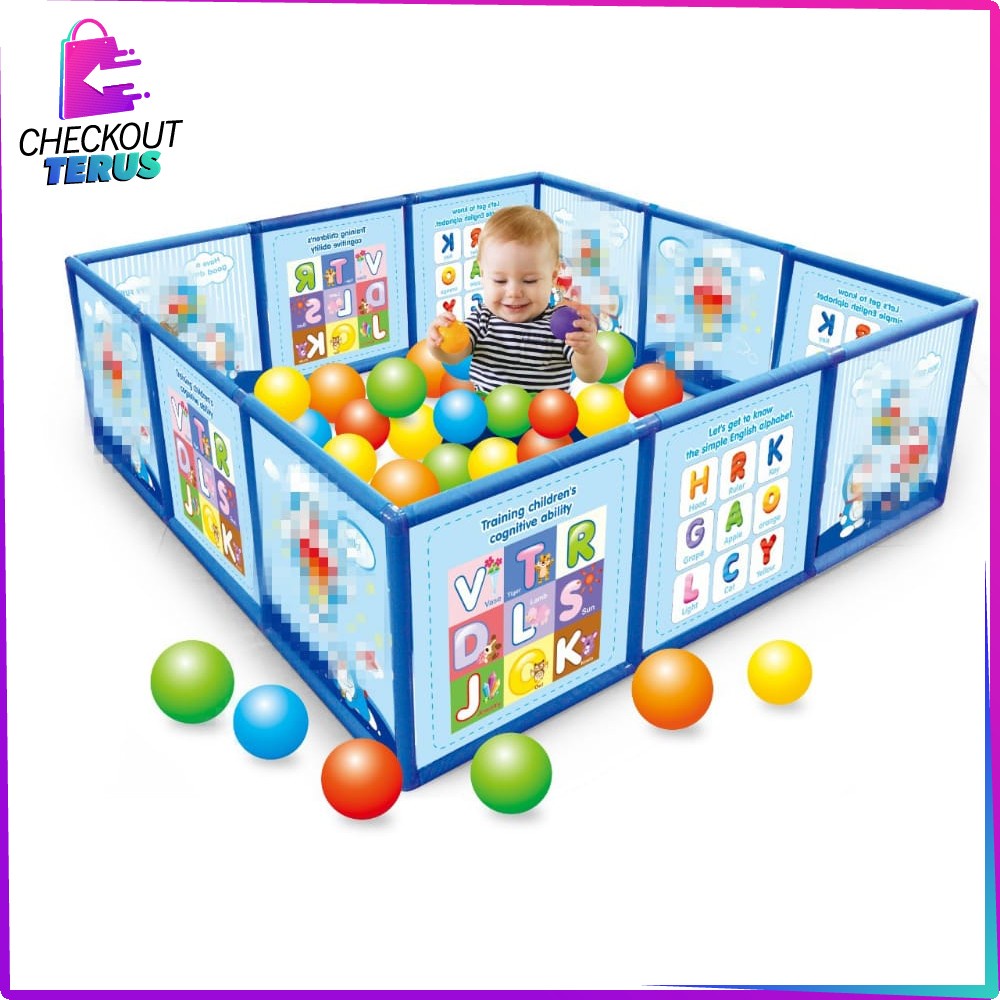 CT M17 Pagar Bayi Play Fence A999-22 Pagar Pengaman Bayi Karakter Baby Safety Fence Pagar Pembatas Anak