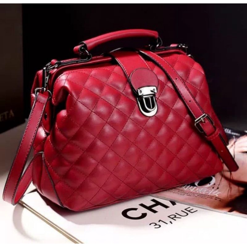 Tas wanita batam murah berkualitas tas kerja tas guru tas selempang tas bahu