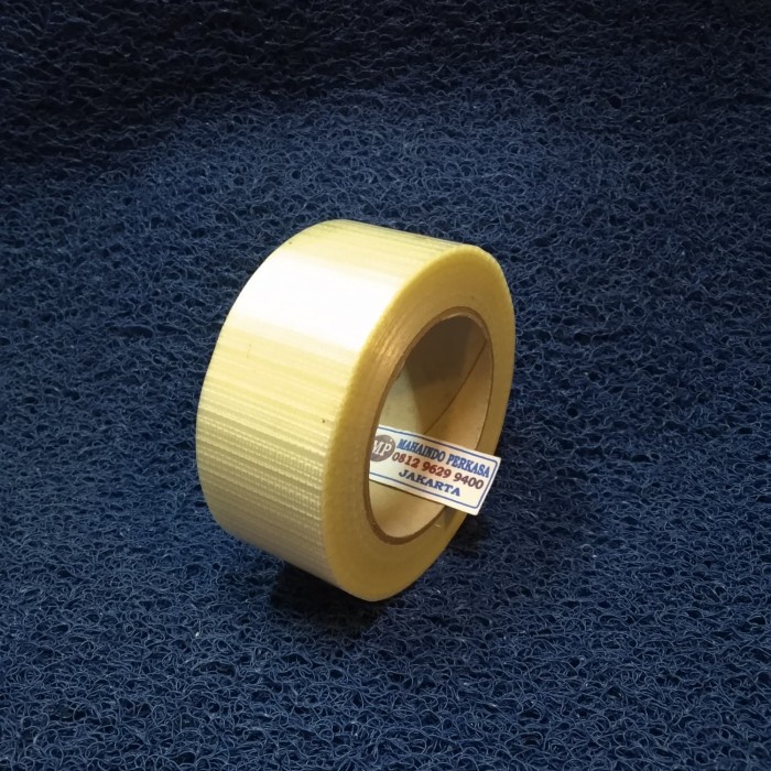 

Dijual Tartan Lakban Serat Filament Tape 5Cm X 50 Meter Bergaransi