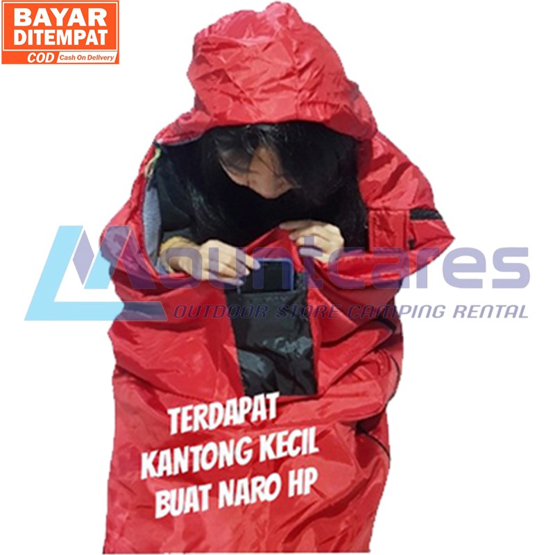 Sleeping Bag Ultralight Polar Lotto Bantal+Saku Packing Mini Model Mummy/Tikar Kantong Tidur Camping