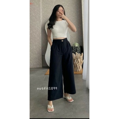 KULOT LINEN PREMIUM SEOUL LAURA SLIM KULOT LINEN HW