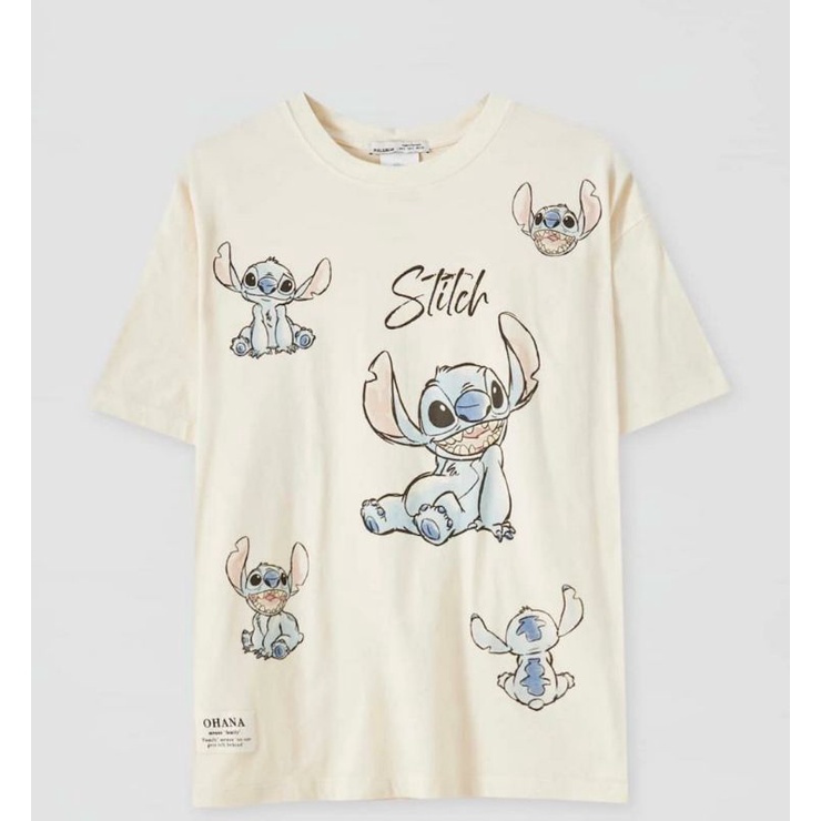 pull and bear stitch t shirt