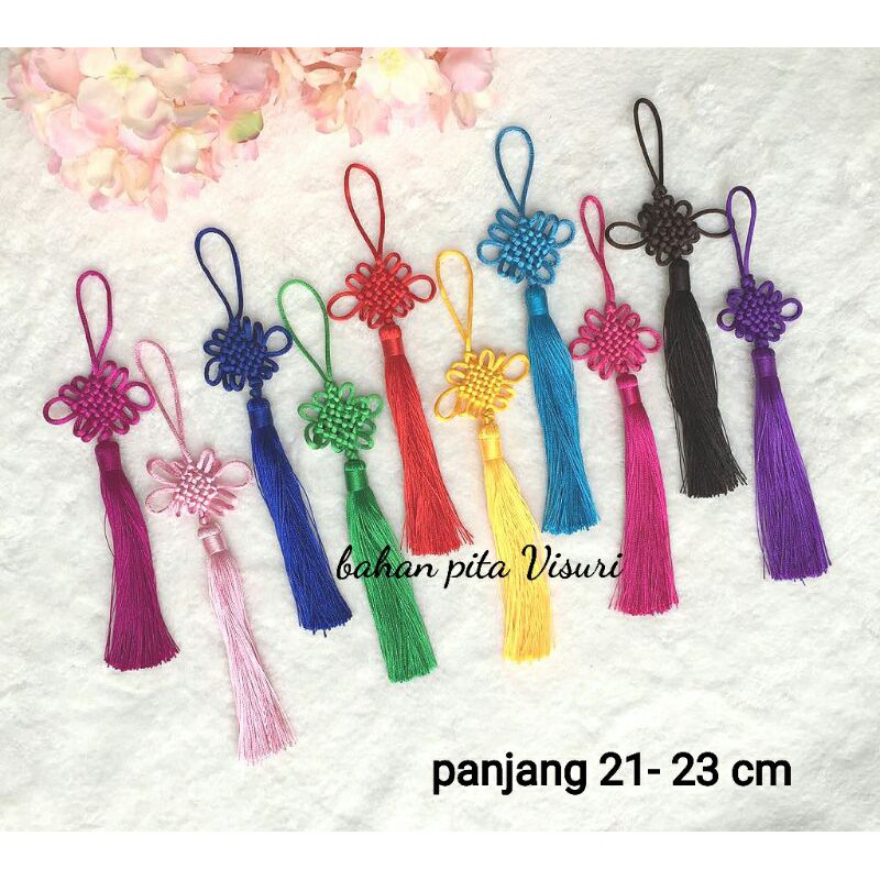 Tassel Anyam (tasel benang) CNY Imlek Sincia per biji