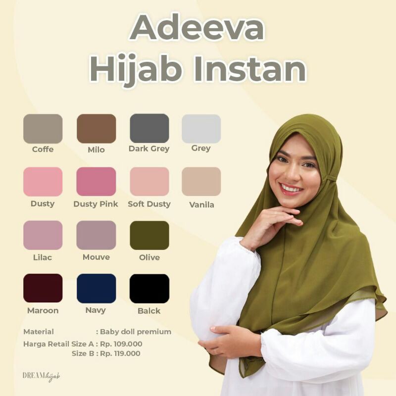 ADEEVA HIJAB by DREAM HIJAB