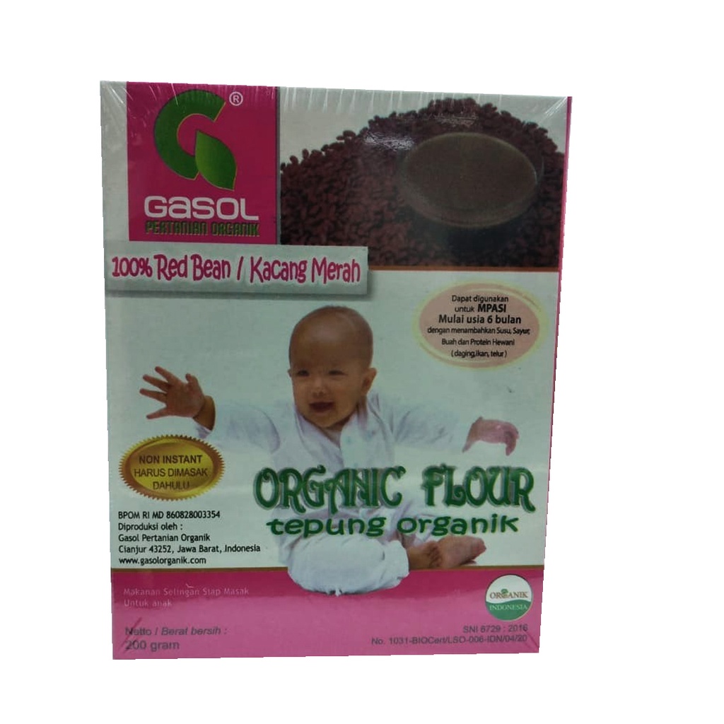 

GASOL RED BEAN ORGANIC FLOUR 200g