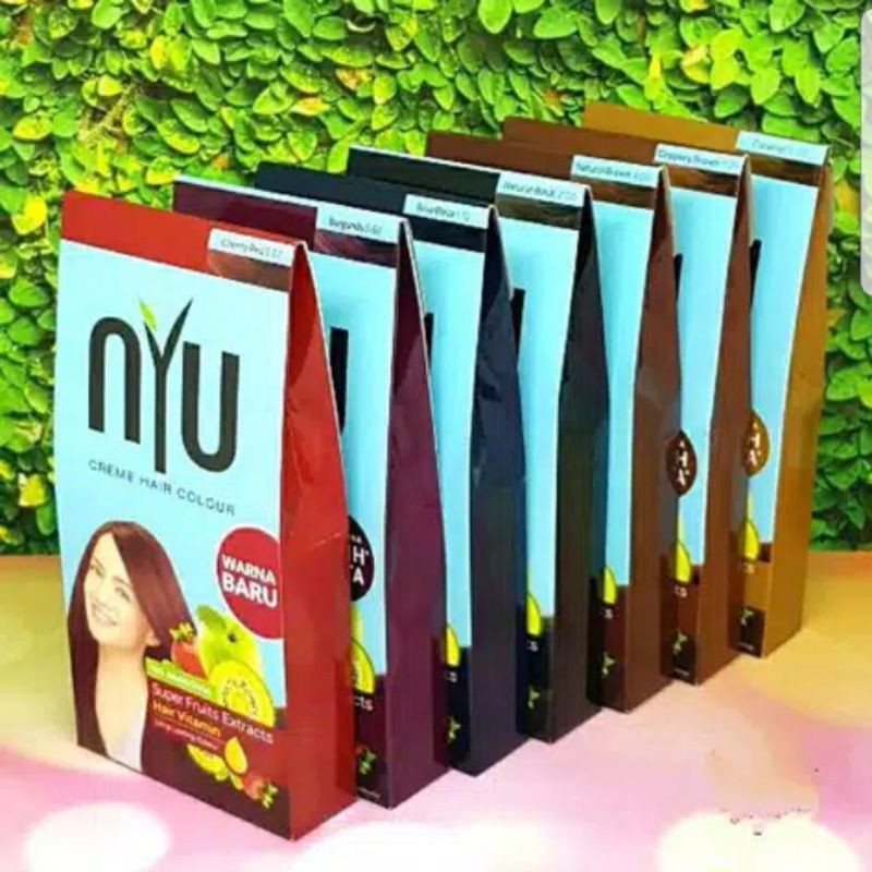 NYU HAIR COLOR | CAT RAMBUT NYU | PEWARNA RAMBUT NYU