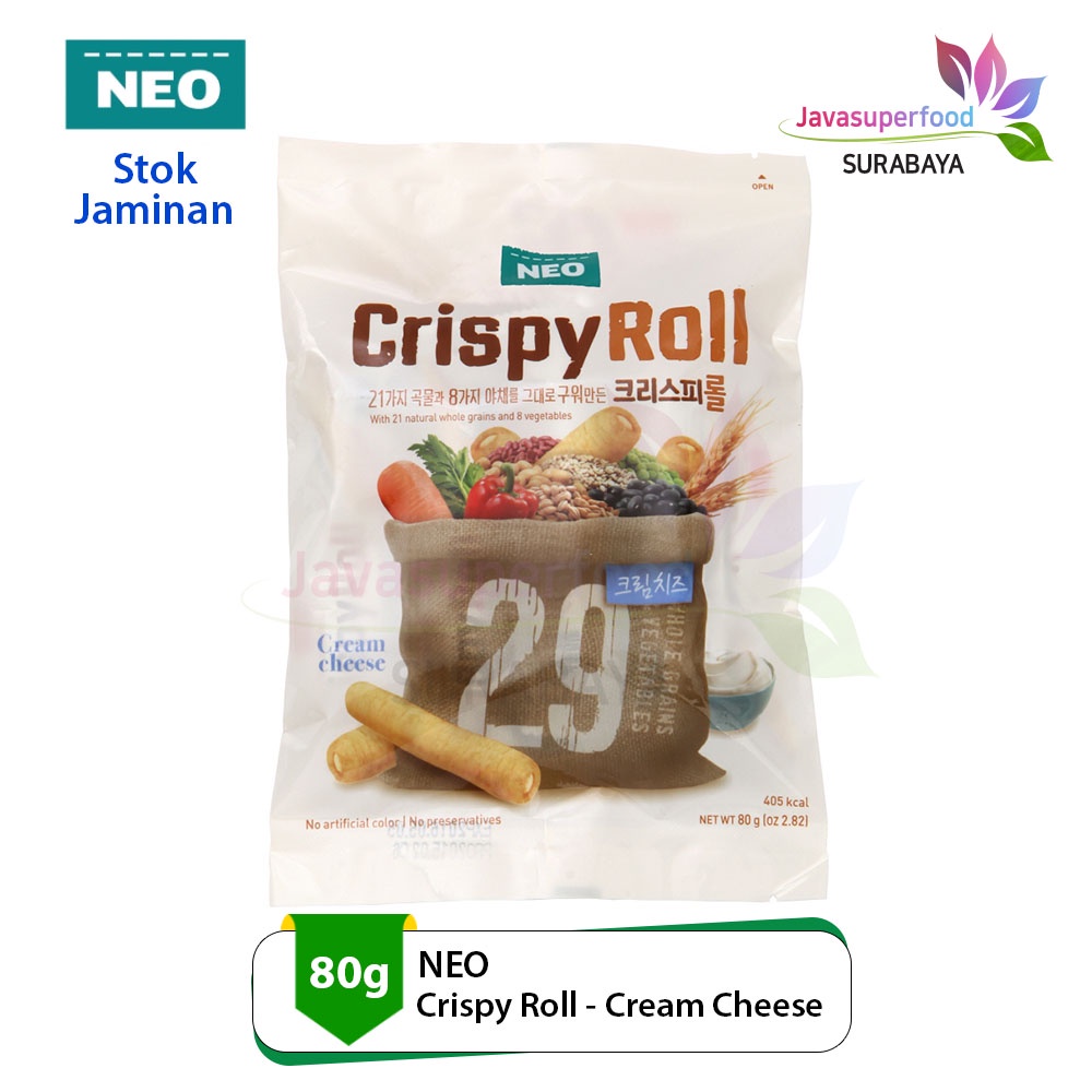 

Neo Crispy Roll Cream Cheese 80gr - Korea Healthy Snack