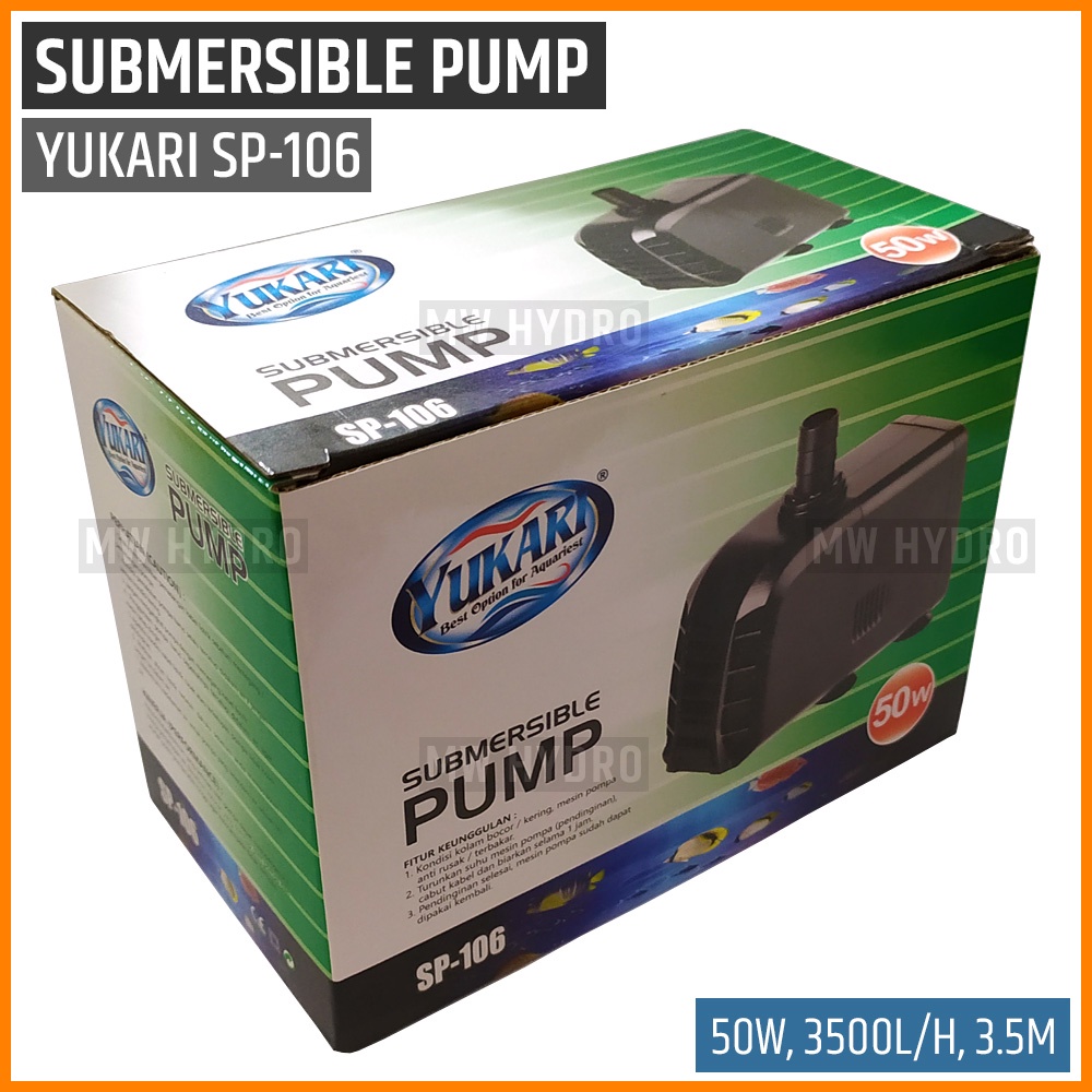 YUKARI SP-106, Submersible Water Pump, Pompa Air Celup