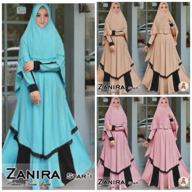 GAMIS SYARI ZANIRA ORI EP - GAMIS BIG SIZE JUMBO BUSUI - GAMIS BUSUI GRAD ORI - GAMIS MOSCREPE LOTUS