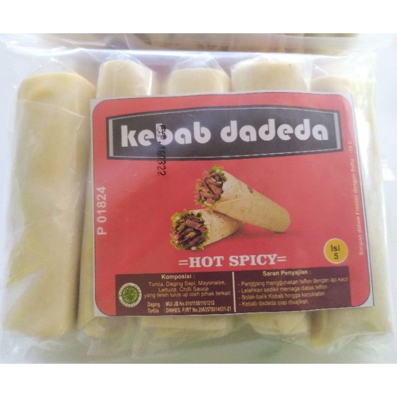 

Kebab instant Hot & Spicy 5s (dadeda) kebab frozen