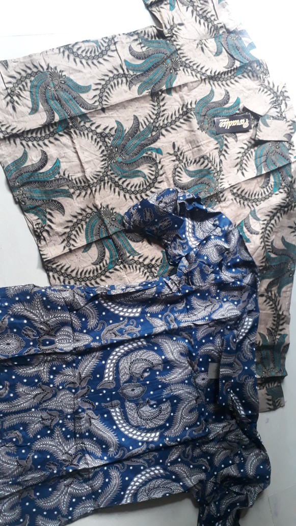 Baju Batik Pria Slimfit Big Size M L Xl Xxl Atasan Kemeja Batik Lengan Panjang Original