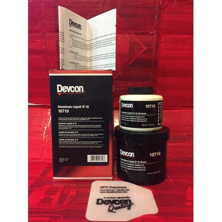 NEW Devcon aluminum liquid/devcon 10710/devcon f 2