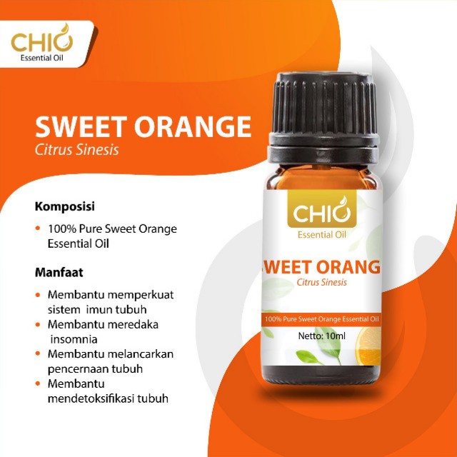 BUY 1 GET 1  chio sweet orange essensial oil