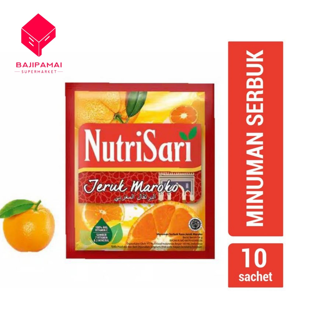 

NUTRISARI RASA JERUK MAROKO ISI 10 @ 14 GR